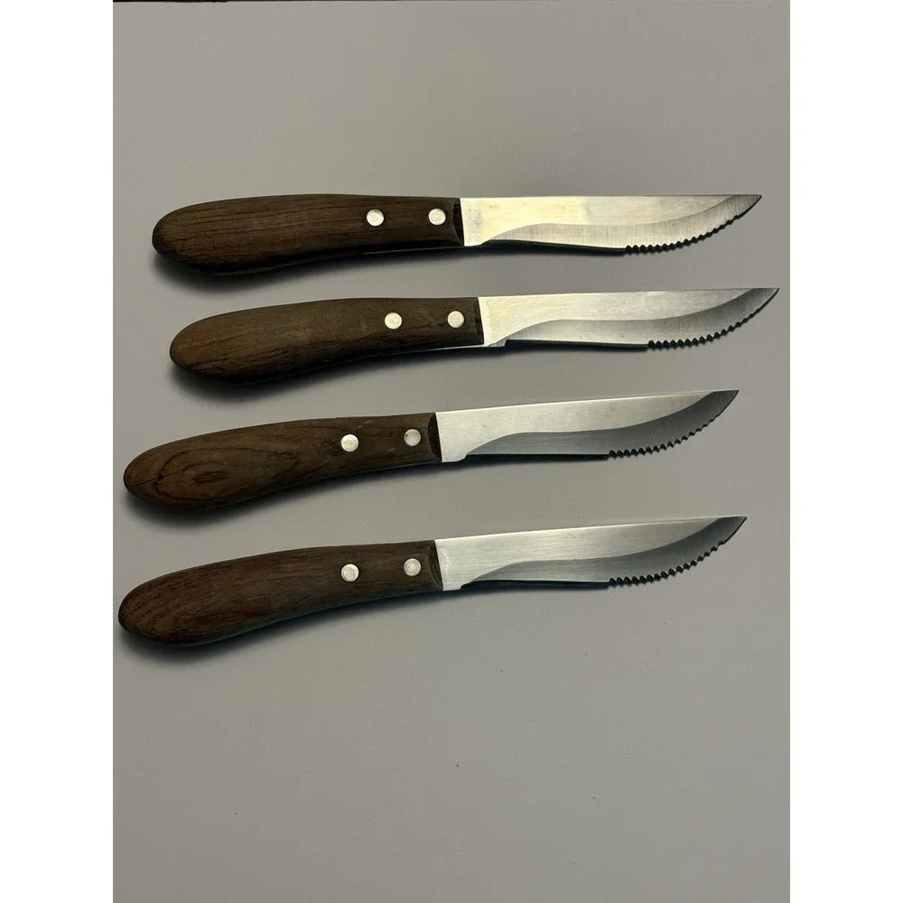 Wusthof Gourmet 5 Piece 4 Knives Set with in Drawer Block Stainless Steel